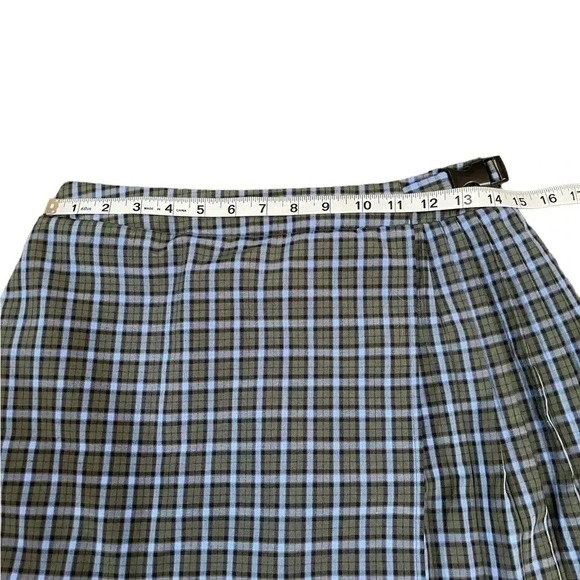 Wild Fable Pleated A-line Plaid Mini Skirt Juniors Size M School Girl Fashion - Picture 8 of 9
